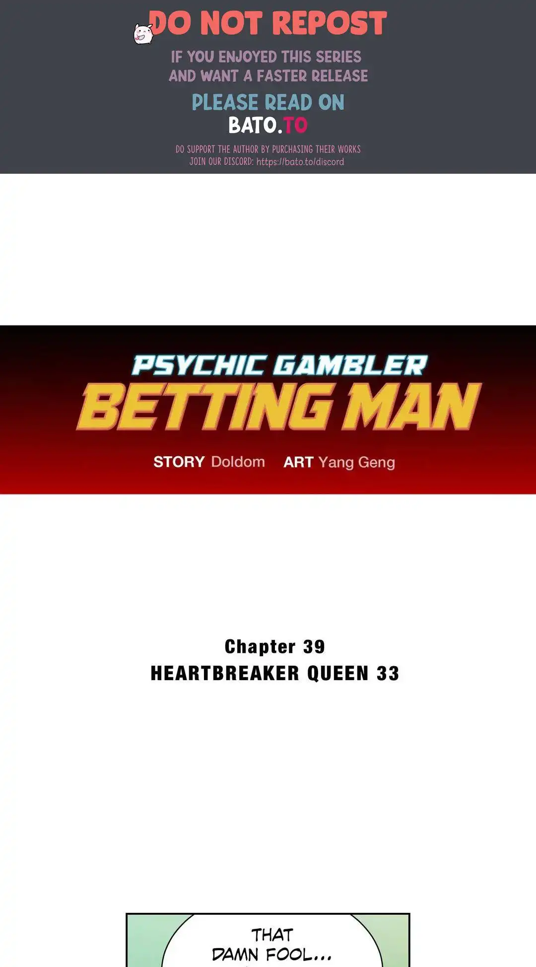 Psychic Gambler: Betting Man Chapter 39 2